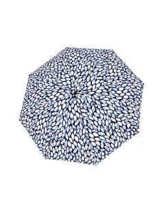 Fiber Mini Leaves blue | Dámský skládací deštník | Doppler CZ 2