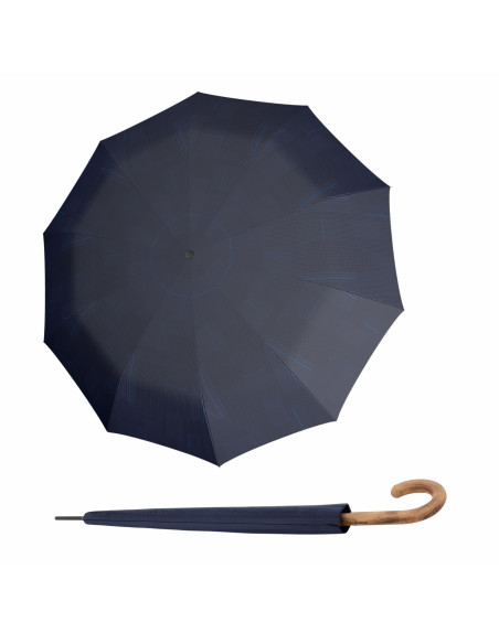 KNIRPS A.771 LONG Challenge blue | pánský vystřelovací deštník | Doppler