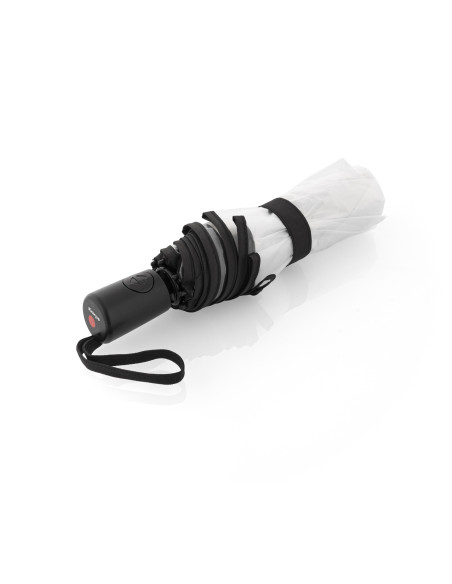 KNIRPS A.200 MEDIUM  Transparent Black |  Plnoautomatický deštník | Doppler