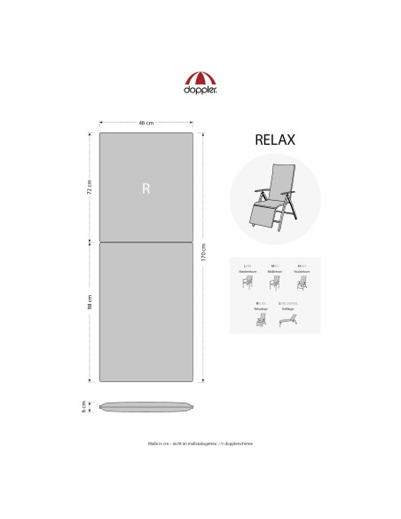 Polstry, sedáky na relaxační křesla | Living  5701 relax | Doppler