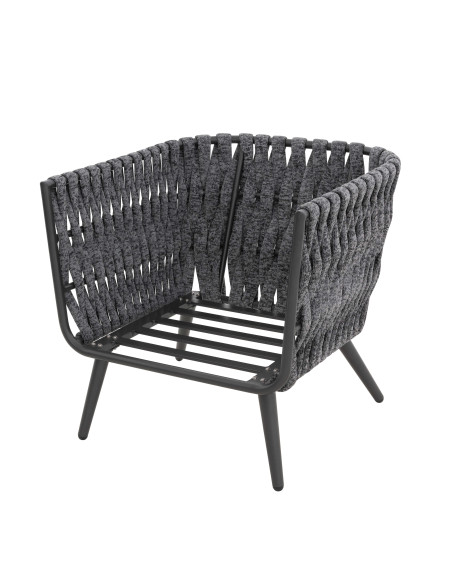 RIVA EXPERT set - hliníková zahradní souprava antracit/šedá | Doppler CZ