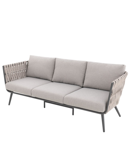 RIVA EXPERT set - hliníková zahradní souprava antracit/šedá | Doppler CZ