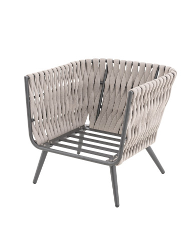 RIVA EXPERT set - hliníková zahradní souprava antracit/šedá | Doppler CZ