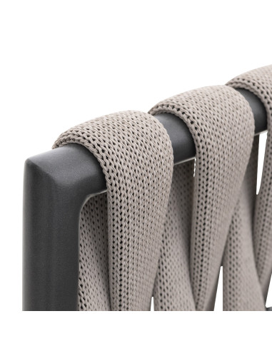 RIVA EXPERT set - hliníková zahradní souprava antracit/šedá | Doppler CZ