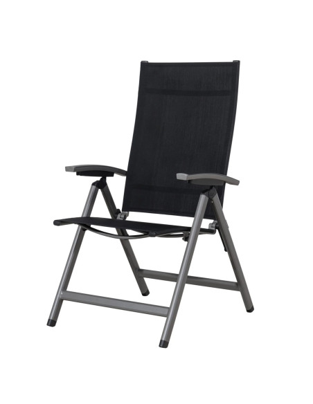 AVANTAGE - hliníkové polohovací křeslo antracit | DOPPLER