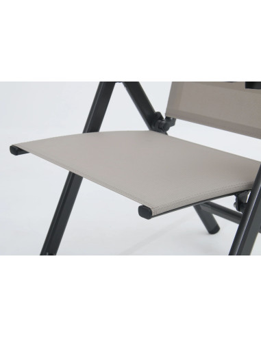 AVANTAGE - hliníkové polohovací křeslo antracit | DOPPLER