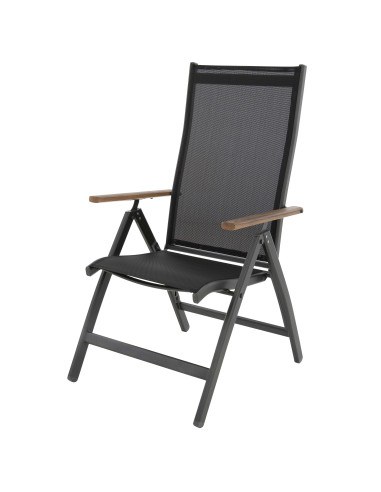 EXPERT WOOD Plus - hliníkové polohovací zahradní křeslo | DOPPLER CZ