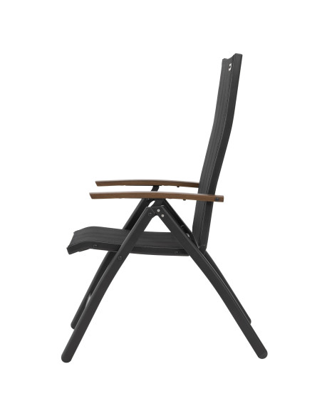 EXPERT WOOD Plus - hliníkové polohovací zahradní křeslo | DOPPLER CZ