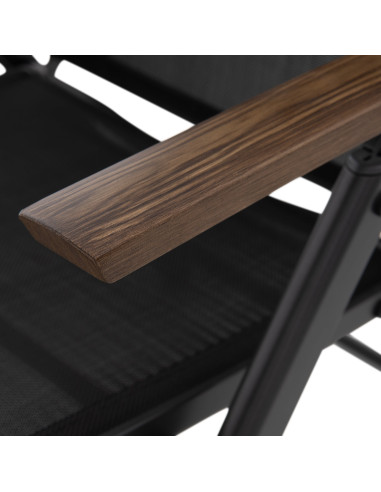 EXPERT WOOD Plus - hliníkové polohovací zahradní křeslo | DOPPLER CZ