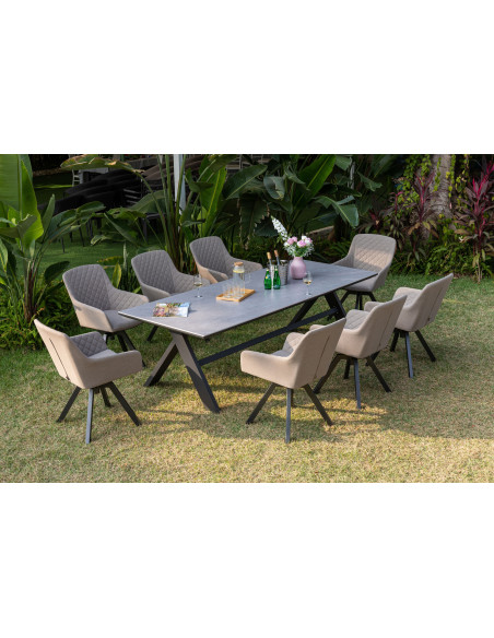 NOVA - hliníkový zahradní stůl 240x100x73,5 cm | Doppler CZ