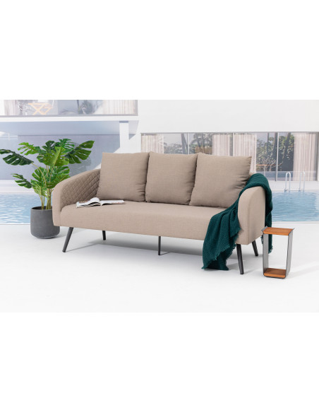 MELIA LIKA-TEX® mocca - luxusní zahradní pohovka | Doppler CZ