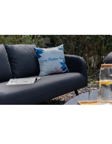 MELIA LIKA-TEX® antracit - luxusní zahradní pohovka | Doppler CZ