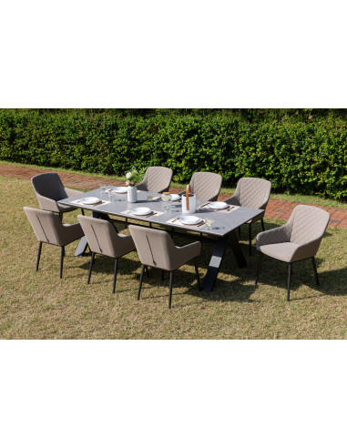 Paris LIKA-TEX® mocca | Luxusní zahradní křeslo | Doppler CZ