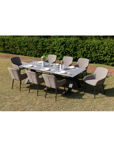 Paris LIKA-TEX® mocca | Luxusní zahradní křeslo | Doppler CZ