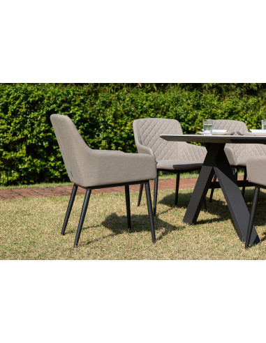 Paris LIKA-TEX® mocca | Luxusní zahradní křeslo | Doppler CZ