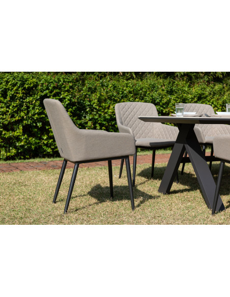 Paris LIKA-TEX® mocca | Luxusní zahradní křeslo | Doppler CZ