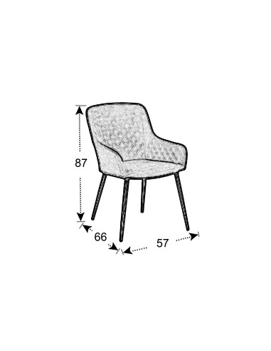 Paris LIKA-TEX® mocca | Luxusní zahradní křeslo | Doppler CZ
