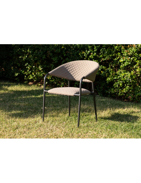 Melia LIKA-TEX® mocca | Luxusní zahradní křeslo | Doppler CZ