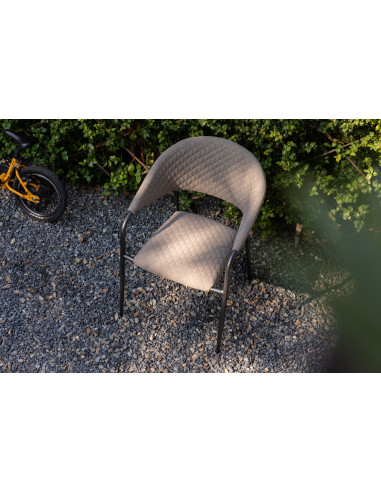 Melia LIKA-TEX® mocca | Luxusní zahradní křeslo | Doppler CZ