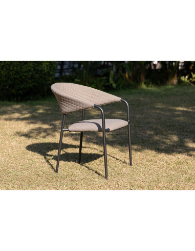 Melia LIKA-TEX® mocca | Luxusní zahradní křeslo | Doppler CZ