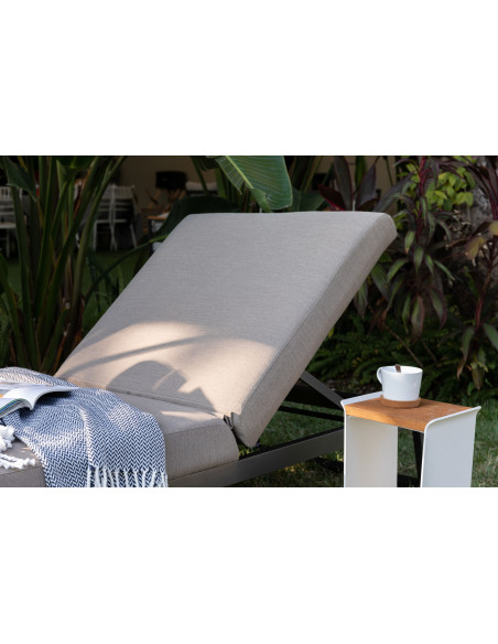 Melia LIKA-TEX® šedé | Luxusní zahradní lehátko | Doppler CZ