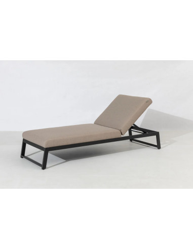 Melia LIKA-TEX® šedé | Luxusní zahradní lehátko | Doppler CZ