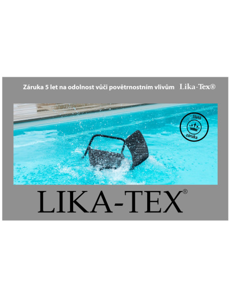 Melia LIKA-TEX® šedé | Luxusní zahradní lehátko | Doppler CZ