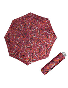 Mini Light Moving Lines red | Dámský skládací deštník | Doppler CZ