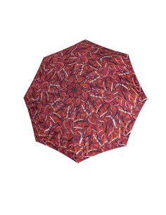 Mini Light Moving Lines red | Dámský skládací deštník | Doppler CZ 2