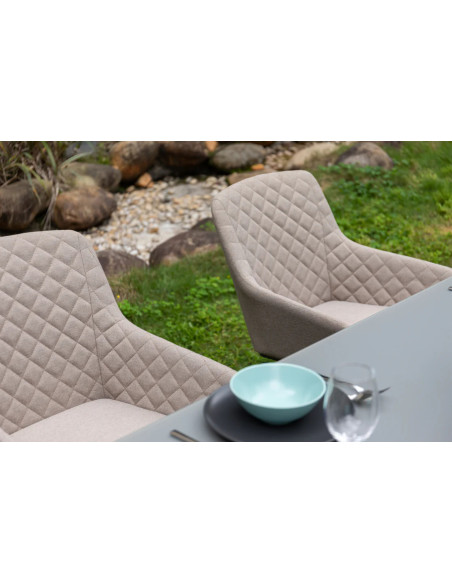 Paris LIKA-TEX® mocca | Luxusní otočné zahradní křeslo | Doppler CZ