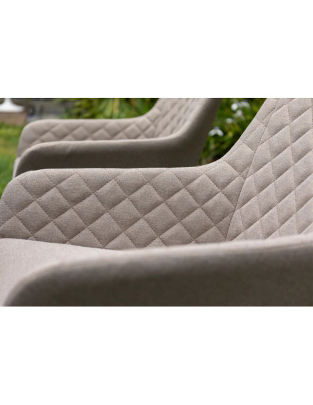 Paris LIKA-TEX® mocca | Luxusní otočné zahradní křeslo | Doppler CZ