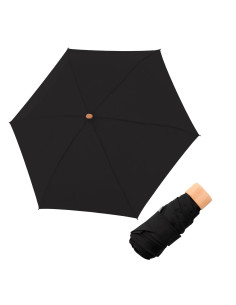NATURE MINI Cork simply black FSC® EKO deštník| Doppler CZ