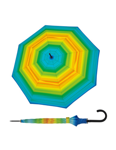 Fiber Flex Happy green | Dámský holový deštník | Doppler CZ