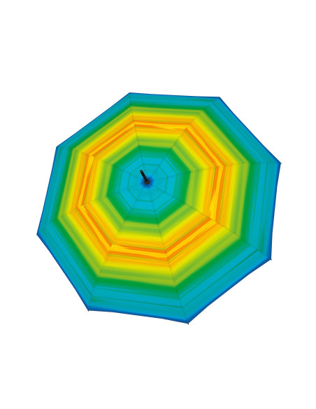 Fiber Flex Happy green | Dámský holový deštník | Doppler CZ