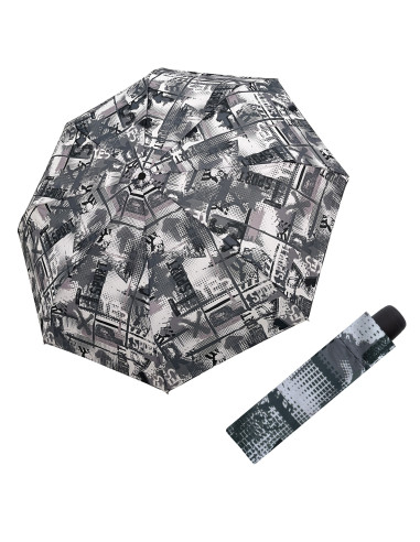 Hit Mini Youth Black & White | Dámský skládací deštník | Doppler CZ