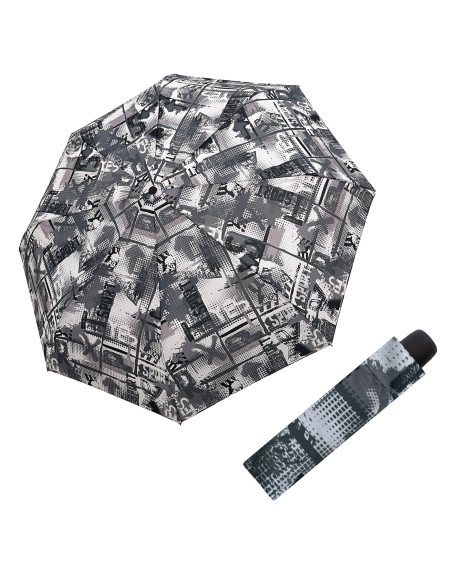 Hit Mini Youth Black & White | Dámský skládací deštník | Doppler CZ