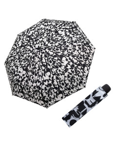 Hit Mini Lettering Black&White | Dámský skládací deštník | Doppler CZ