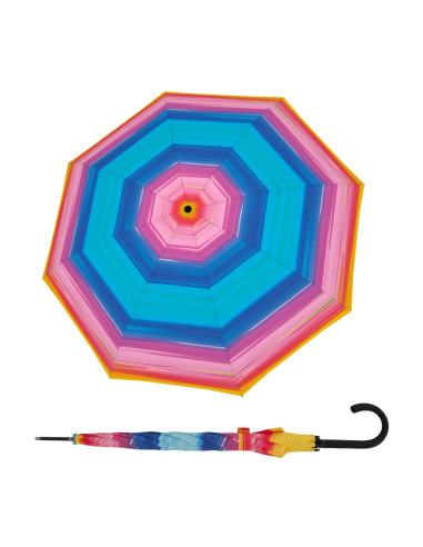 Fiber Flex Happy pink | Dámský holový deštník | Doppler CZ