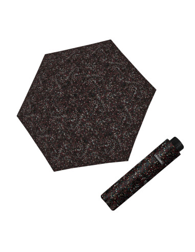 Fiber Havanna Spotlight Black | skládací deštník | Doppler CZ