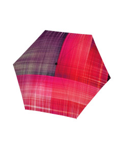 Carbonsteel Mini Slim Noble Check Pink | Dámský deštník | Doppler CZ 2