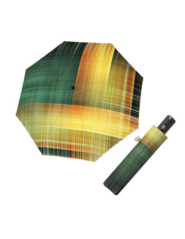 Carbonsteel Magic Noble Check gold | Dámský deštník | Doppler CZ