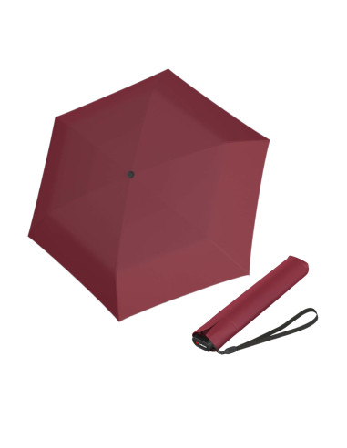 Knirps US.050 ultra light slim manual Bordeaux | Dámský skládací deštník | DOPPLER CZ