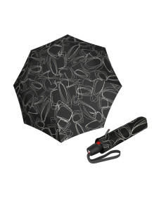 KNIRPS T.200 Medium Duomatic Pure Black | automatický deštník | DOPPLER  CZ