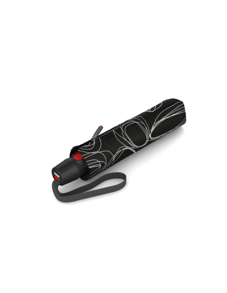 KNIRPS T.200 Medium Duomatic Pure Black | automatický deštník | DOPPLER  CZ