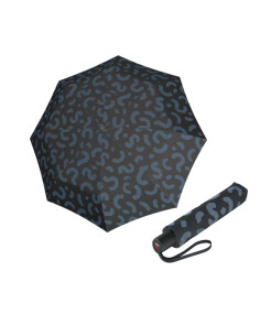Knirps A 200 Medium Duomatic Cone Black - elegantní plnoautomatický deštník | Doppler CZ