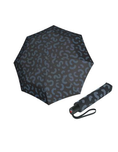 Knirps A 200 Medium Duomatic Cone Black - elegantní plnoautomatický deštník | Doppler CZ