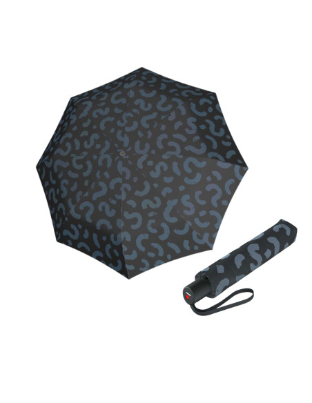 Knirps A 200 Medium Duomatic Cone Black - elegantní plnoautomatický deštník | Doppler CZ