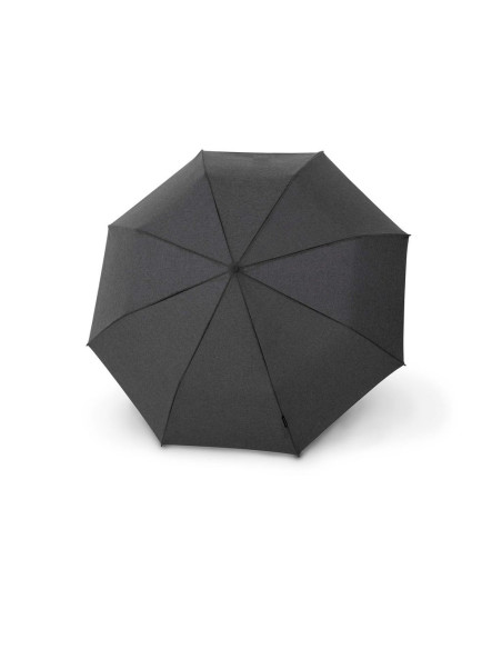 Knirps Chrome Matt Manual Melange Black - elegantní skládací deštník | Doppler CZ