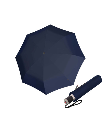 Knirps Chrome Matt Duomatic Navy - elegantní plně automatický deštník | Doppler CZ