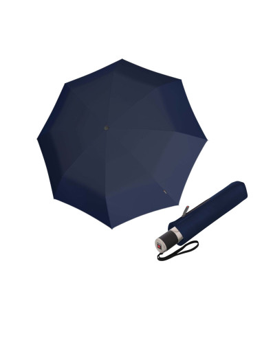 Knirps Chrome Matt Duomatic Navy - elegantní plně automatický deštník | Doppler CZ